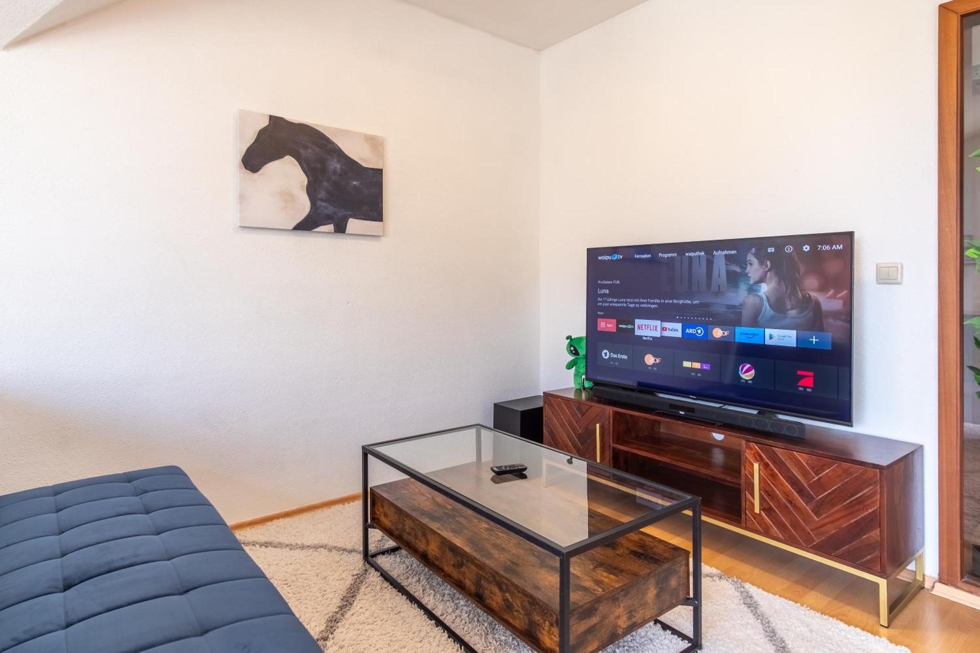 4K Tv, Soundbar, Ausblick Apartment Bad Durrenberg Luaran gambar